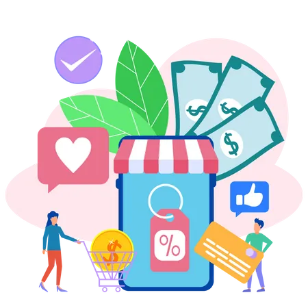 Ecommerce And Shopping 19  Illustration