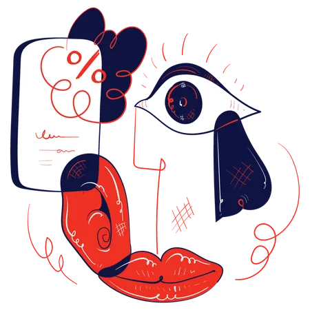Ecommerce discount  Illustration
