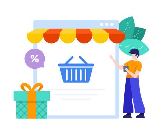 Ecommerce  Illustration