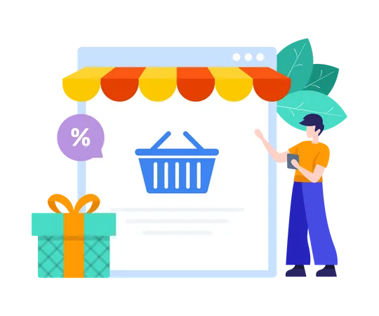 Ecommerce  Illustration