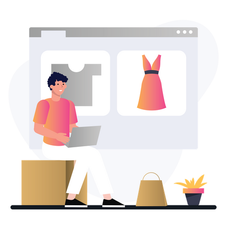 Ecommerce  Illustration