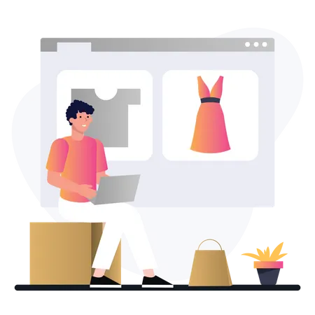 Ecommerce  Illustration