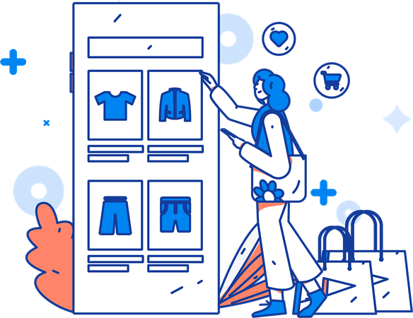 Ecommerce  Illustration