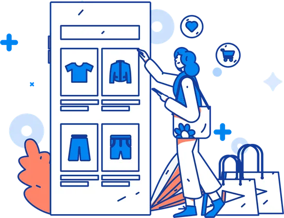 Ecommerce  Illustration