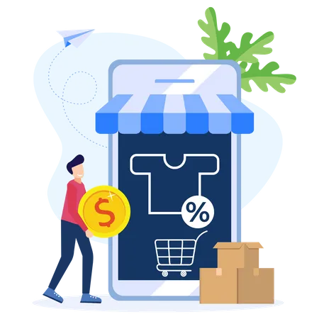 Ecommerce  Illustration