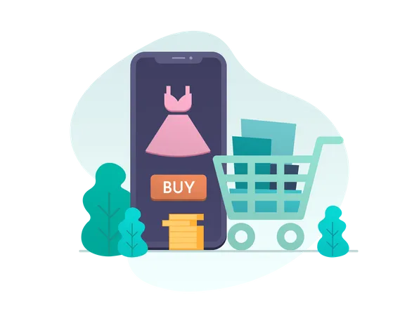 Ecommerce  Illustration