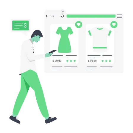 Ecommerce  Illustration