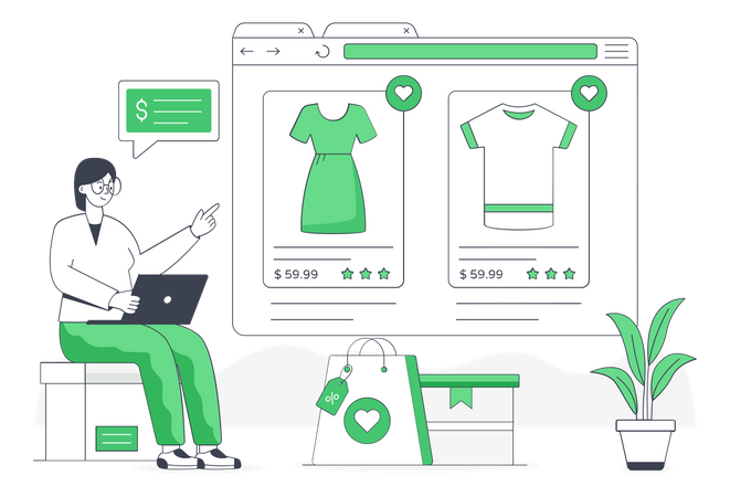 Ecommerce  Illustration