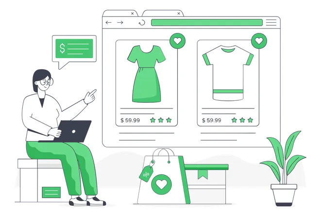 Ecommerce  Illustration