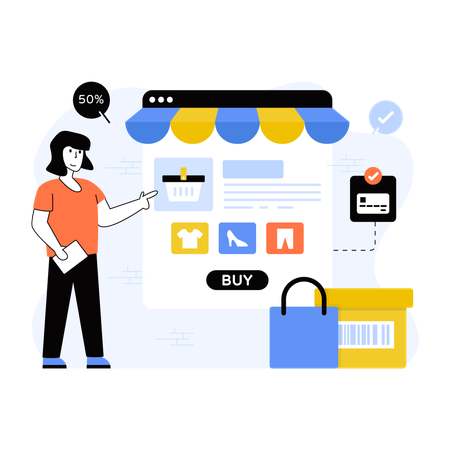 Ecommerce  Illustration