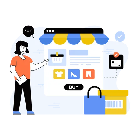 Ecommerce  Illustration