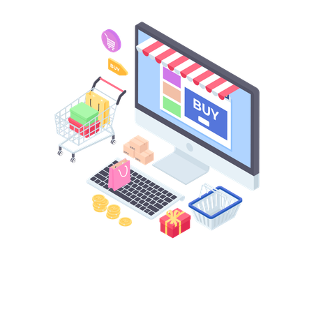 Ecommerce  Illustration