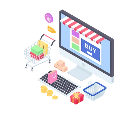 Ecommerce  Illustration