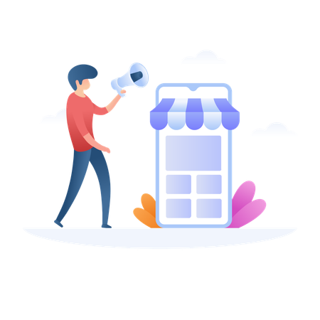 Ecommerce Marketing  Illustration
