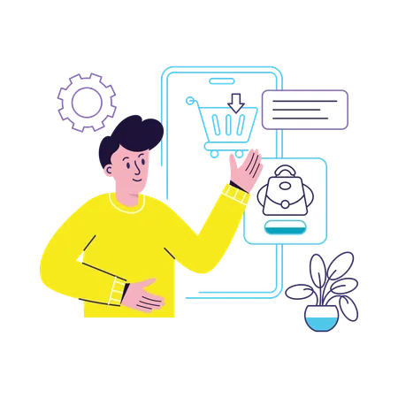 Ecommerce Marketing  Illustration