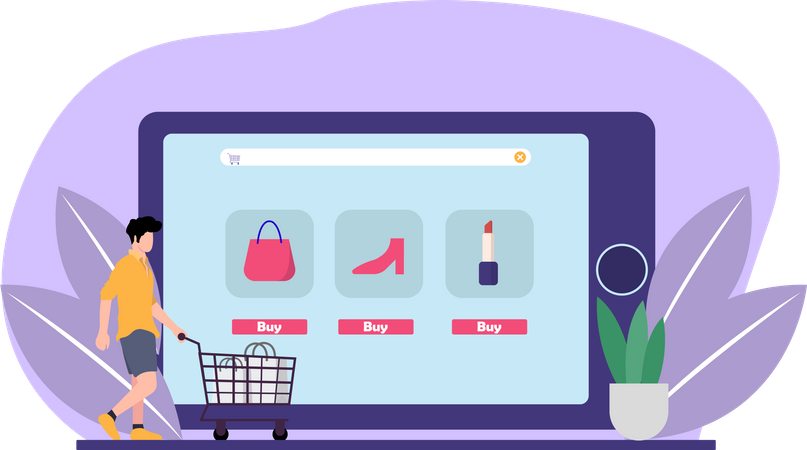 Ecommerce Service  Illustration