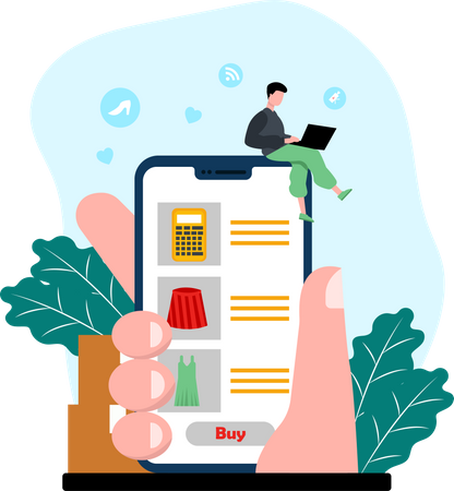 Ecommerce Service  Illustration