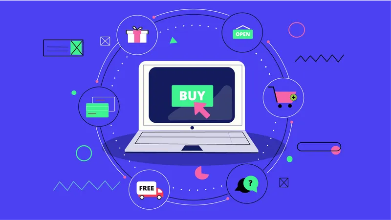 Ecommerce Service  Illustration