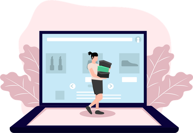 Ecommerce Service  Illustration