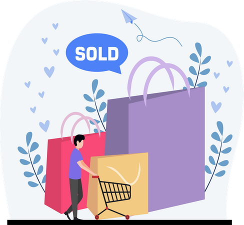 Ecommerce Shop  Illustration