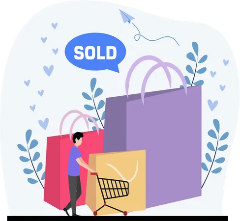 Ecommerce Shop  Illustration