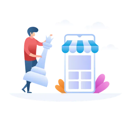 Ecommerce Strategy  Illustration