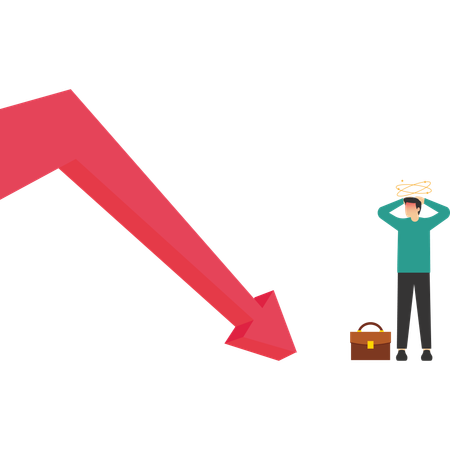 Economic depression  Illustration