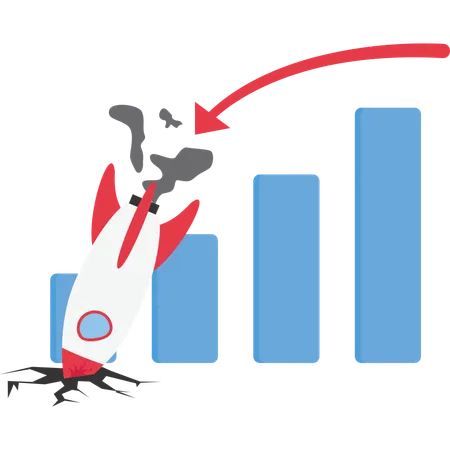 Economic recession  Illustration