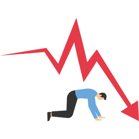 Economic recession  Illustration