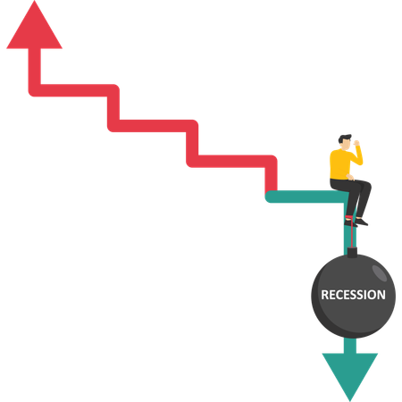 Economic recession  Illustration