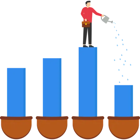 Economic recoveries from money stimulus  Illustration