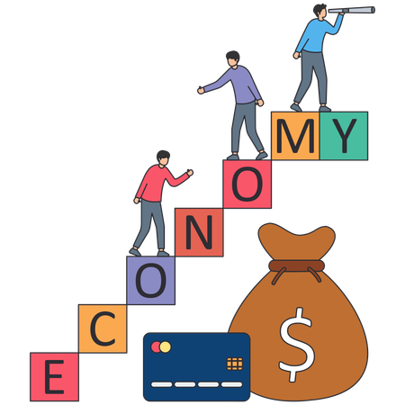 Economic Stability and risk or trust  Illustration