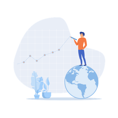 Économie mondiale  Illustration