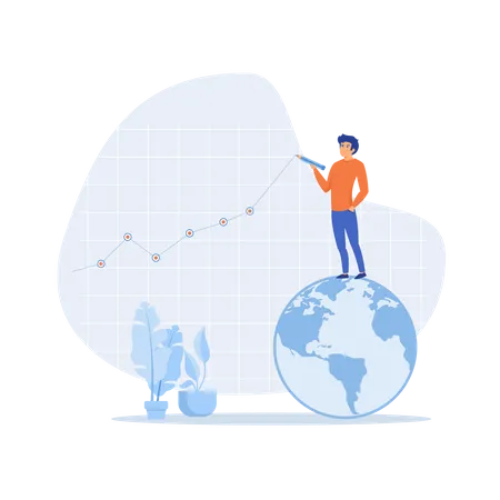 Économie mondiale  Illustration