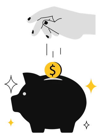 Économiser de l'argent  Illustration