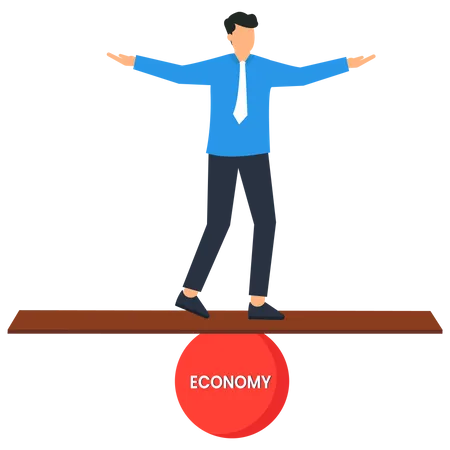 Economy Management  Illustration