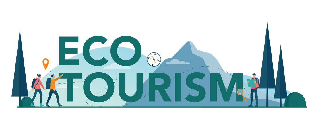 Turismo ecológico  Ilustración