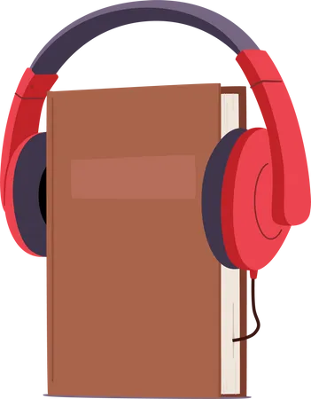 Écoute de livres audio en ligne  Illustration