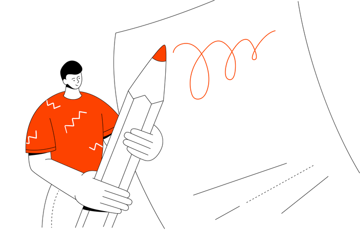 Écriture créative  Illustration