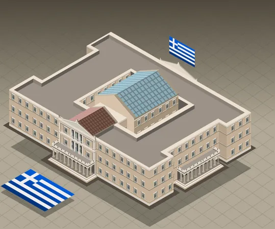 Edificio del gobierno  Ilustración