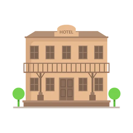 Edificio hotelero  Illustration