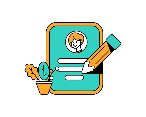 Edit Profile  Illustration