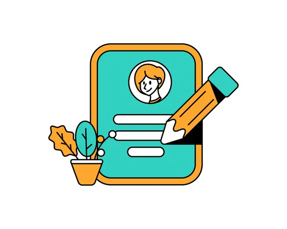Edit Profile  Illustration