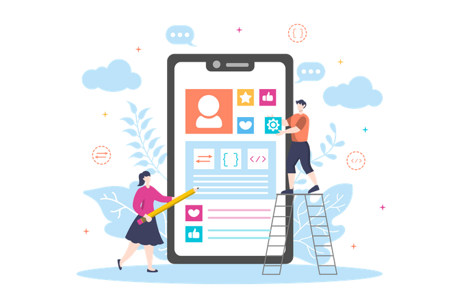 Edit user account  Illustration
