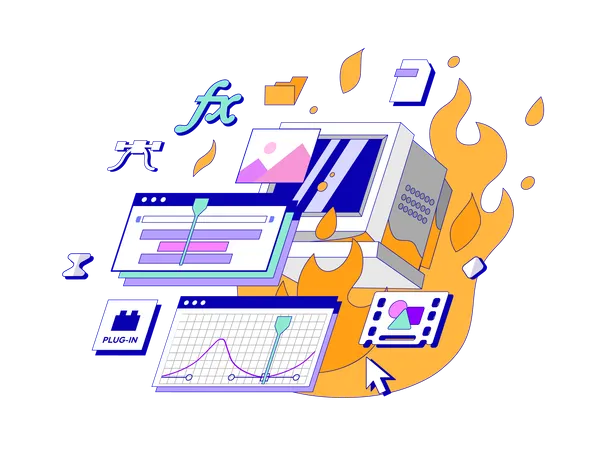 L'éditeur graphique pour motion designer est en feu  Illustration