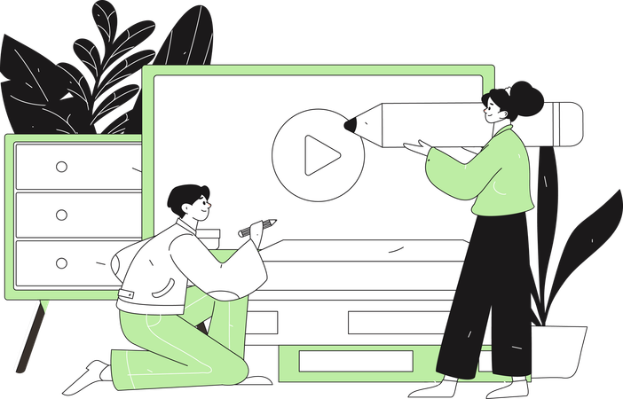 Meta de educação  Ilustração