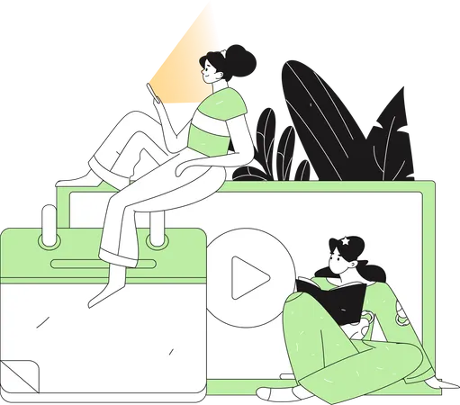 Meta de educação  Ilustração