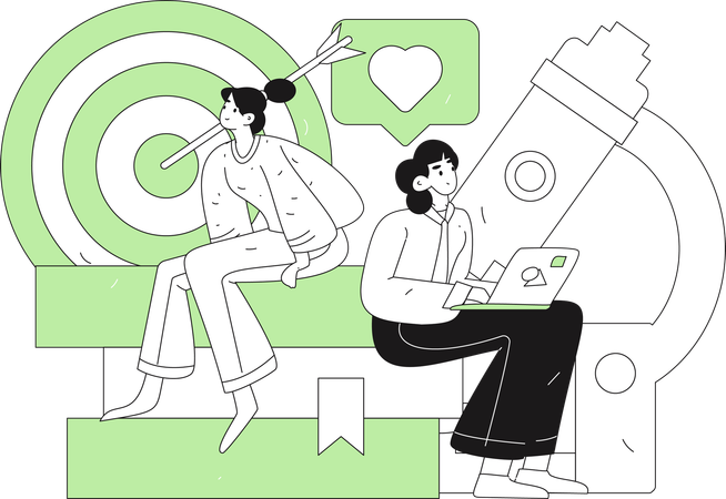 Meta de educação  Ilustração