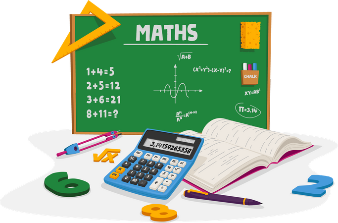 Educação matemática  Ilustração