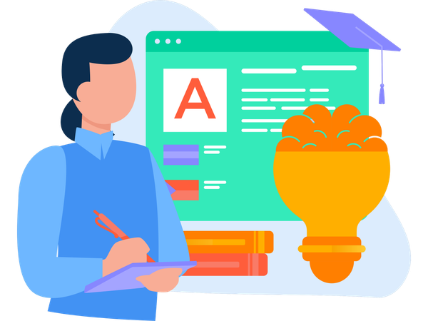 Conocimiento educativo  Illustration